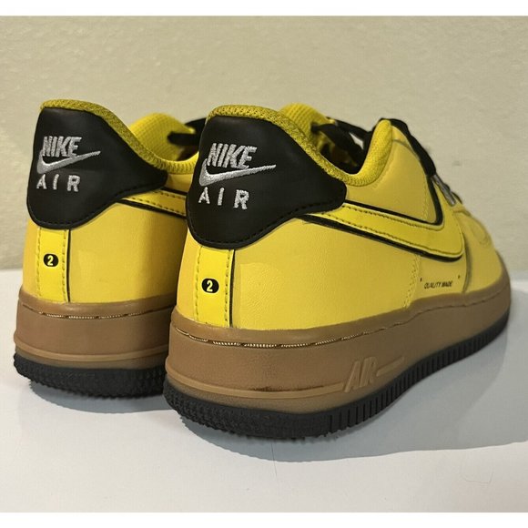 Nike Air Force 1 LV8 1 (GS) Speed Yellow Gum Youth Sz 5.5Y WMNS 7 - Picture 5 of 13